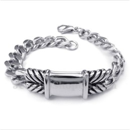 Bracelet En Titane Moulé Pour Homme