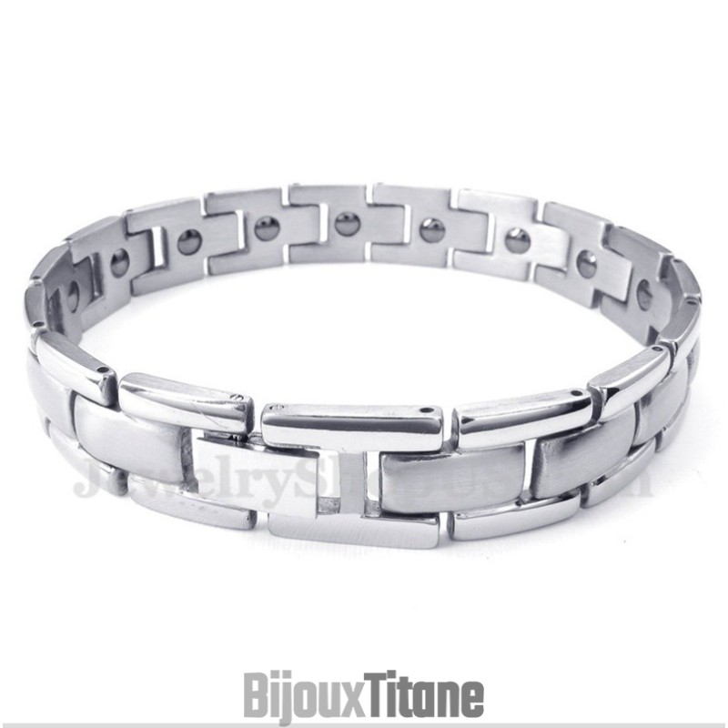 Bracelet Magnétique En Titane Pour Homme Bracelet Magnétique En Titane Pour Homme
