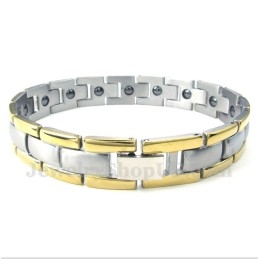 Bracelet Aimanté En Titane Pour Homme