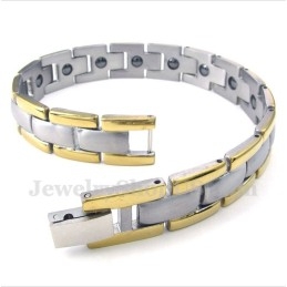 Bracelet Aimanté En Titane Pour Homme