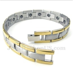 Bracelet Aimanté En Titane Pour Homme