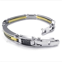 Bracelet Homme En Titane Et Diamant