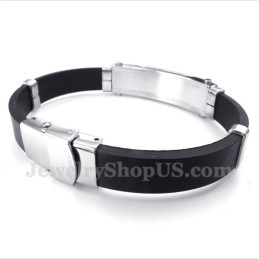 Bracelet Homme En Titane Et Diamant