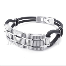 Bracelet En Caoutchouc Titane Pour Homme
