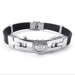 Bracelet En Caoutchouc Titane Pour Homme