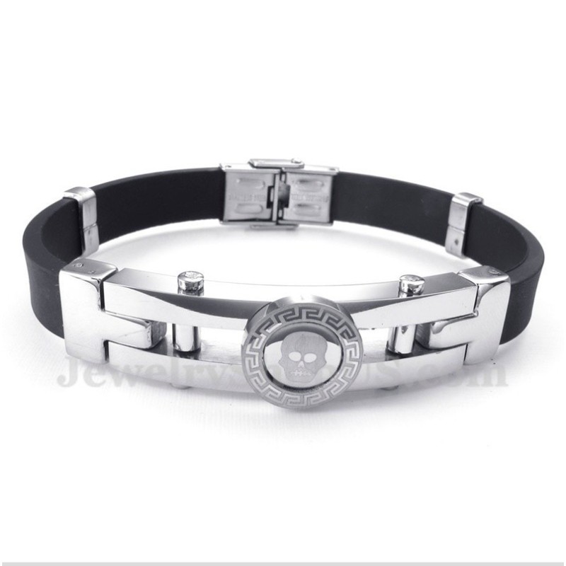 Bracelet En Caoutchouc Titane Pour Homme Bracelet En Caoutchouc Titane Pour Homme