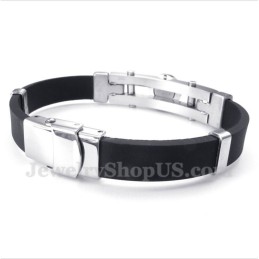 Bracelet En Caoutchouc Titane Pour Homme
