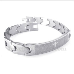 Bracelet En Titane Pour Homme Avec Verset Biblique Espagnol