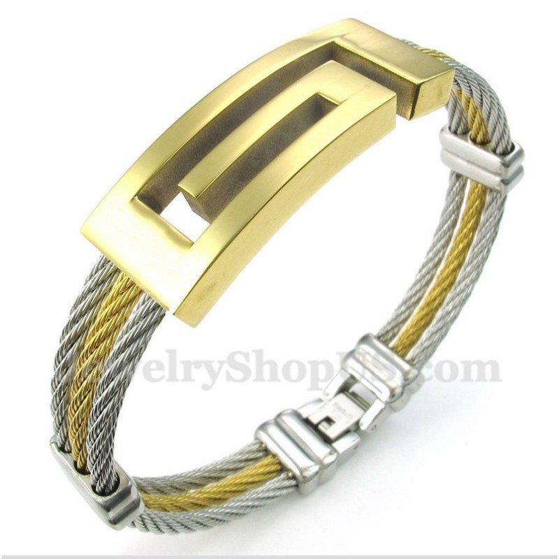 Bracelet Câble En Titane Pour Homme Bracelet Câble En Titane Pour Homme
