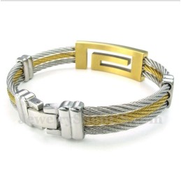Bracelet Câble En Titane Pour Homme