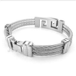 Bracelet Câble En Titane Pour Homme