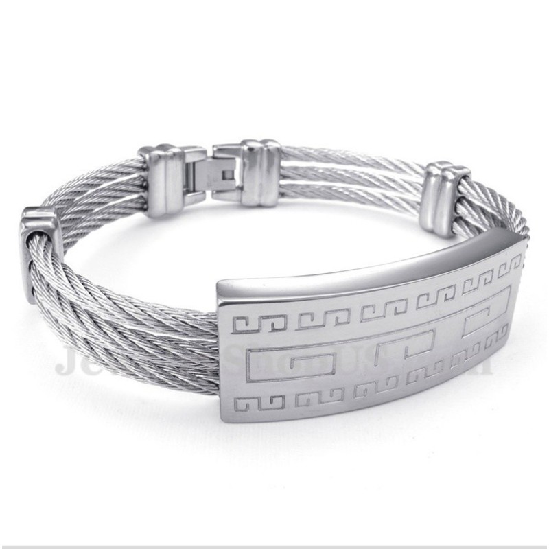 Bracelet Câble En Titane Pour Homme Bracelet Câble En Titane Pour Homme