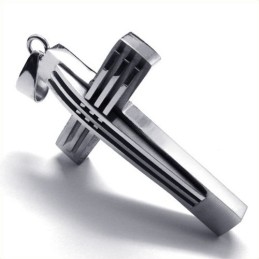 Pendentif Croix Tissée En Titane De Nouveau Style