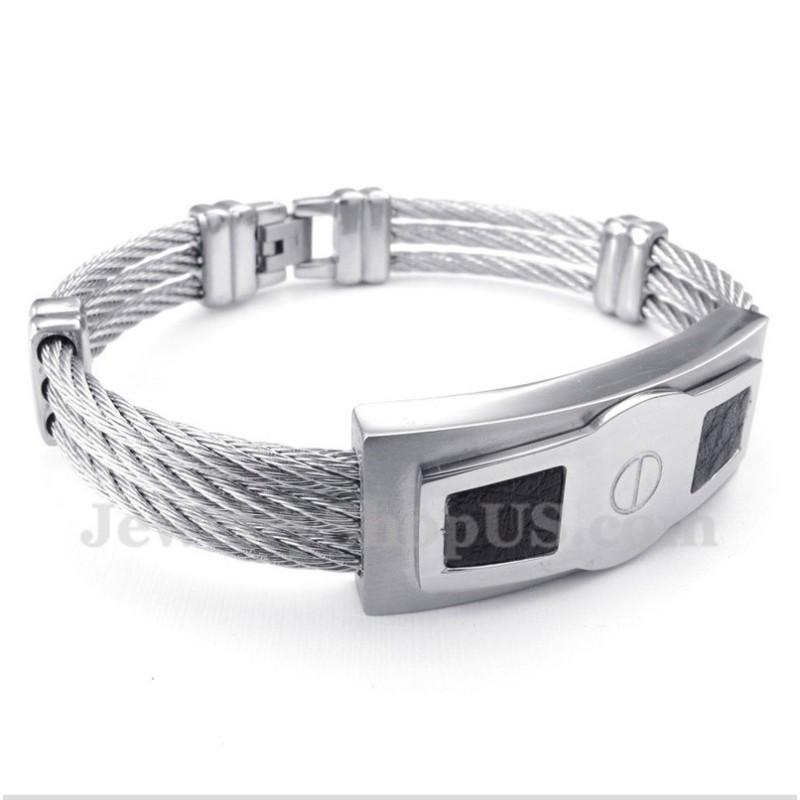 Bracelet Câble En Titane Pour Homme Bracelet Câble En Titane Pour Homme