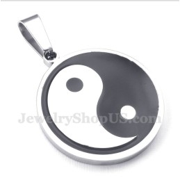 Pendentif Tai Chi En Titane Pour Homme Avec Chaîne Offerte