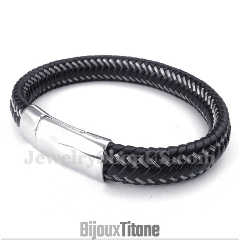 Bracelet En Titane Moulé Pour Homme