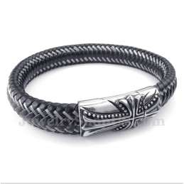 Bracelet Croix En Titane Moulé Pour Homme