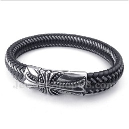 Bracelet Croix En Titane Moulé Pour Homme