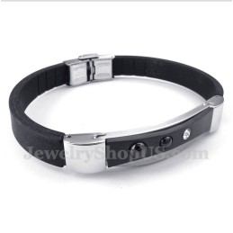 Bracelet En Caoutchouc Titane Pour Homme