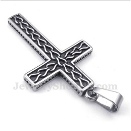 Pendentif Croix En Titane Moulé Pour Homme Avec Chaîne Offerte