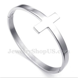 Bracelet Croix En Titane Pour Homme