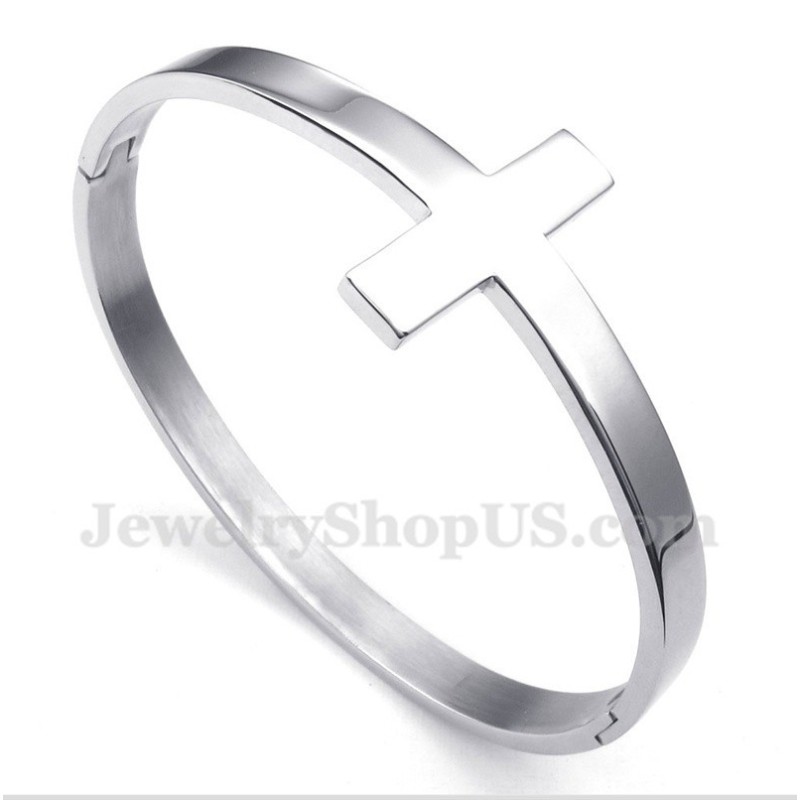 Bracelet Croix En Titane Pour Homme