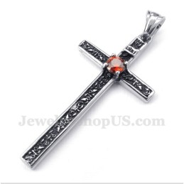 Pendentif Croix En Titane Moulé Pour Homme Avec Chaîne Offerte