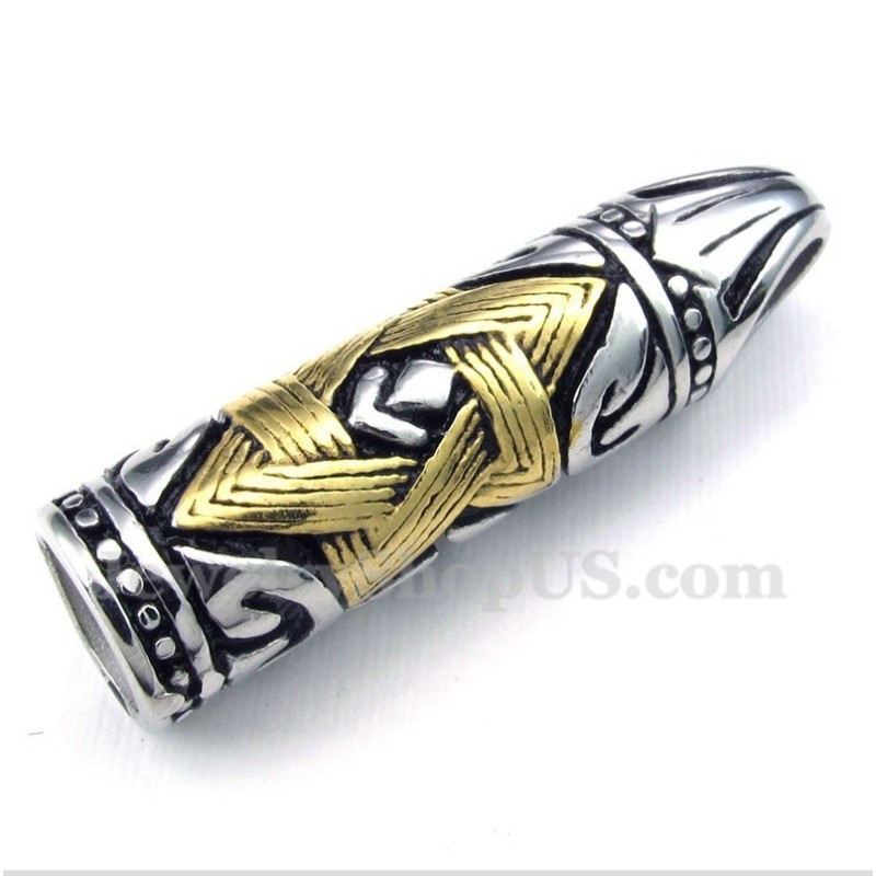 Pendentif Nœud Celtique En Titane Pour Homme Avec Chaîne Offerte