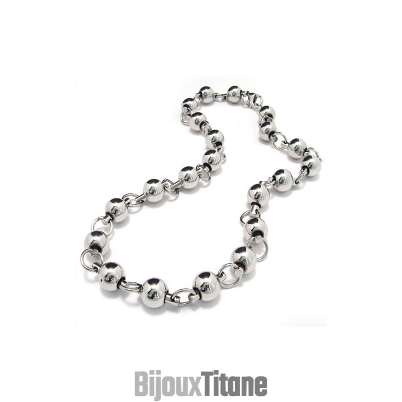 Collier De Perles En Titane De 20,1 Pouces 8075 Collier De Perles En Titane De 20,1 Pouces 8075