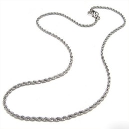 Collier Chaîne En Titane À Vagues Délicates De 20,1 Pouces