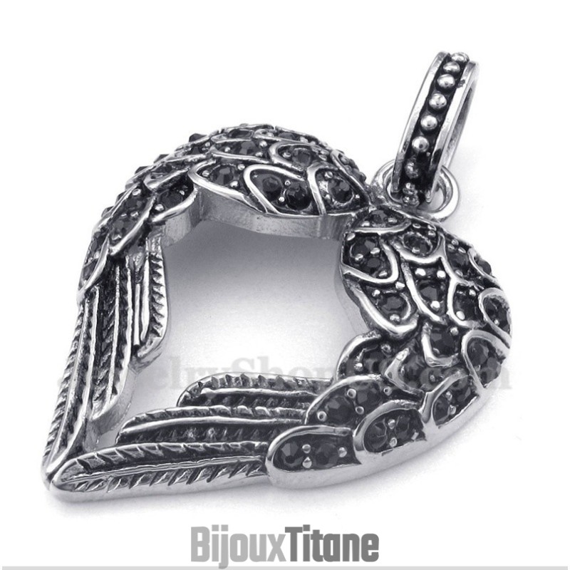 Pendentif Plume En Titane Et Diamant Pour Homme Avec Chaîne Offerte Pendentif Plume En Titane Et Diamant Pour Homme Avec Chaîne Offerte