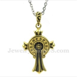 Pendentif Croix En Titane Pour Homme Avec Chaîne Gratuite
