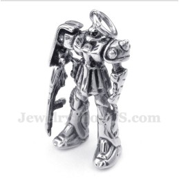 Pendentif Robot En Titane Pour Homme Avec Chaîne Offerte