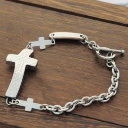 Bracelets Croisés En Titane Pour Hommes