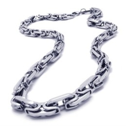 Collier Délicat En Argent Titane De 54 Cm