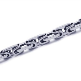 Collier Délicat En Argent Titane De 54 Cm