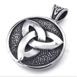 Pendentif Nœud Celtique En Titane Pour Homme Avec Chaîne Offerte