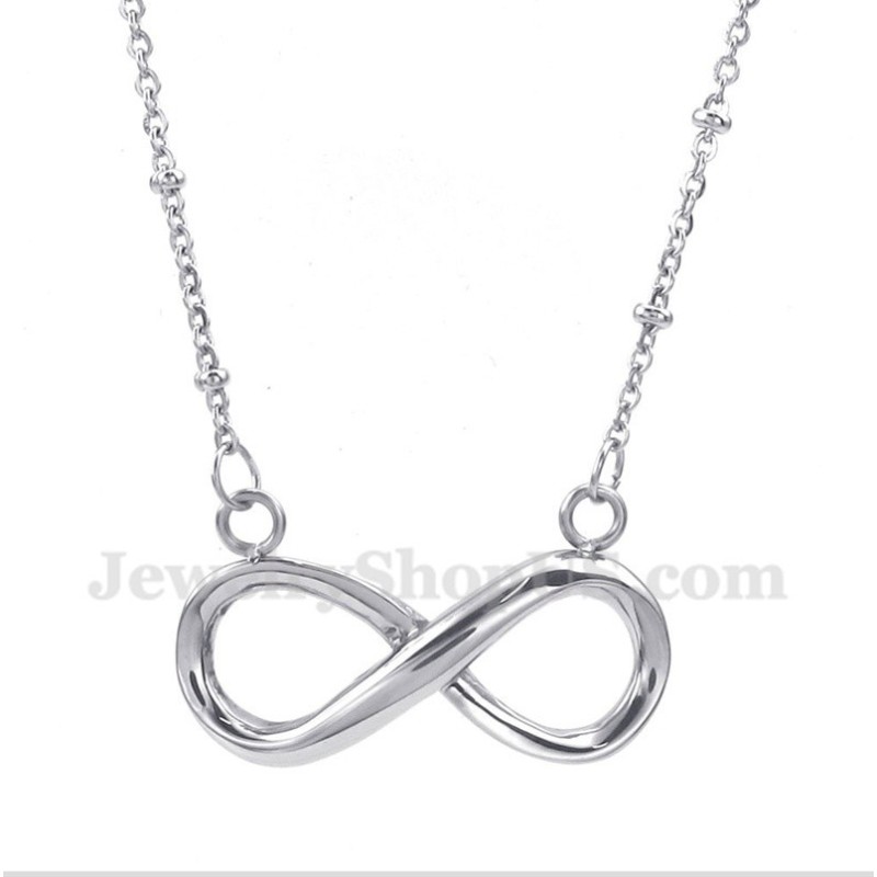 Collier Symbole De L'Infini En Titane Pour Homme Collier Symbole De L'Infini En Titane Pour Homme