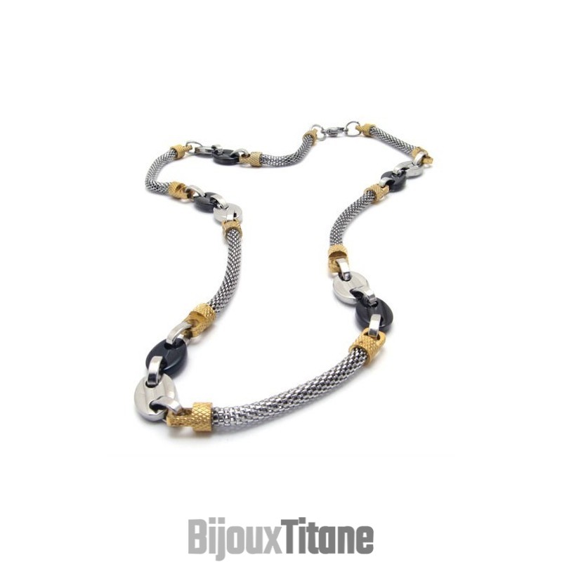 Collier Resserré En Titane De 22,4 Pouces Collier Resserré En Titane De 22,4 Pouces