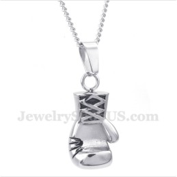 Pendentif Gant De Boxe En Titane Pour Homme Avec Chaîne Offerte