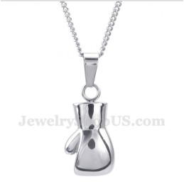 Pendentif Gant De Boxe En Titane Pour Homme Avec Chaîne Offerte