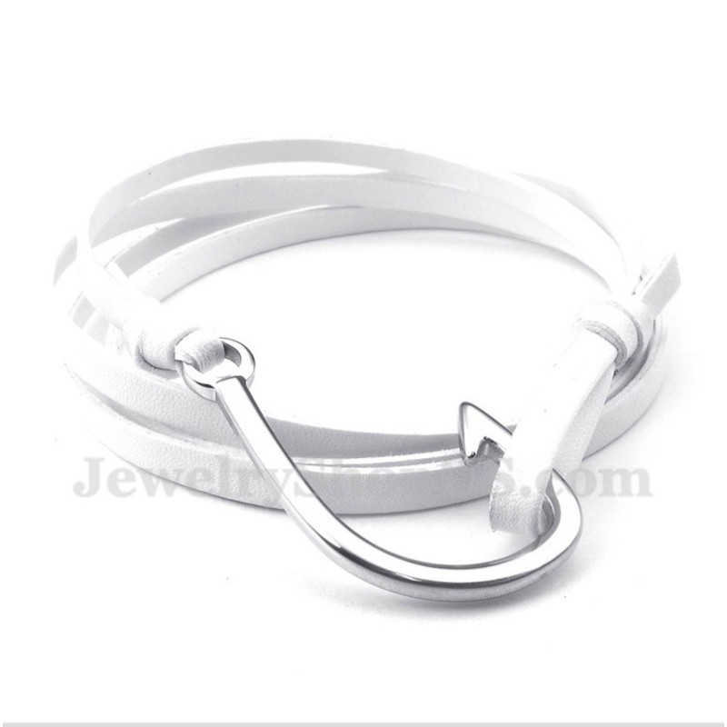 Bracelet En Cuir Et Titane Pour Homme Bracelet En Cuir Et Titane Pour Homme