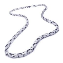 Collier Fin En Argent Et Titane De 20,5 Pouces