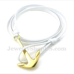 Bracelet En Cuir Et Titane Pour Homme