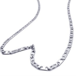 Collier Fin En Argent Et Titane De 19,7 Pouces