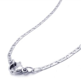 Collier Fin En Argent Et Titane De 19,7 Pouces