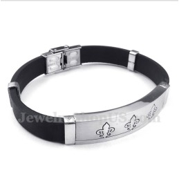 Bracelet En Caoutchouc Titane Pour Homme