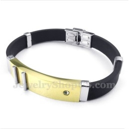 Bracelet En Caoutchouc Titane Pour Homme