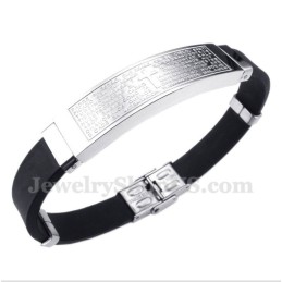 Bracelet En Caoutchouc Titane Pour Homme