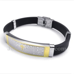 Bracelet En Caoutchouc Titane Pour Homme